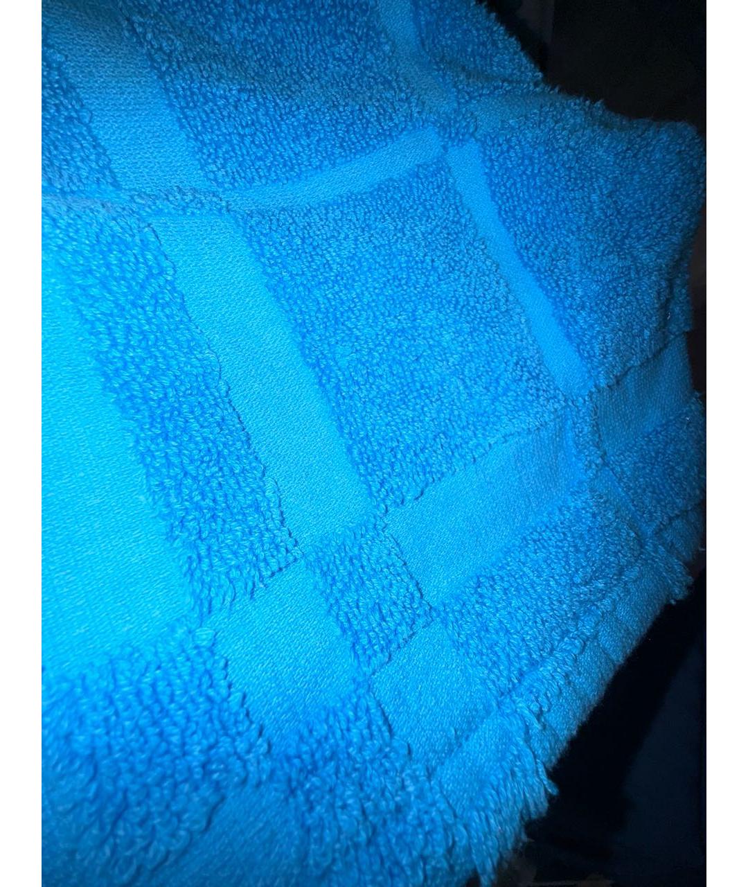 BURBERRY Голубые хлопковые шорты, фото 4