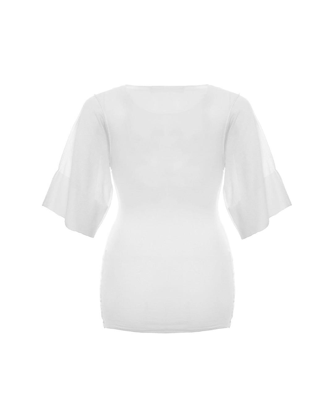 DOLCE&GABBANA Белая хлопковая блузы, фото 2