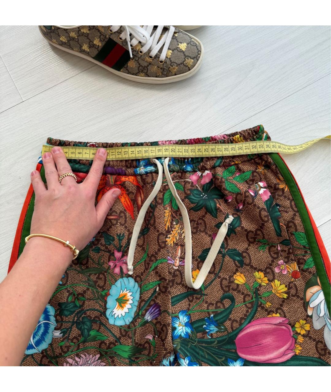 GUCCI Коричневый хлопко-эластановый спортивные костюмы, фото 7