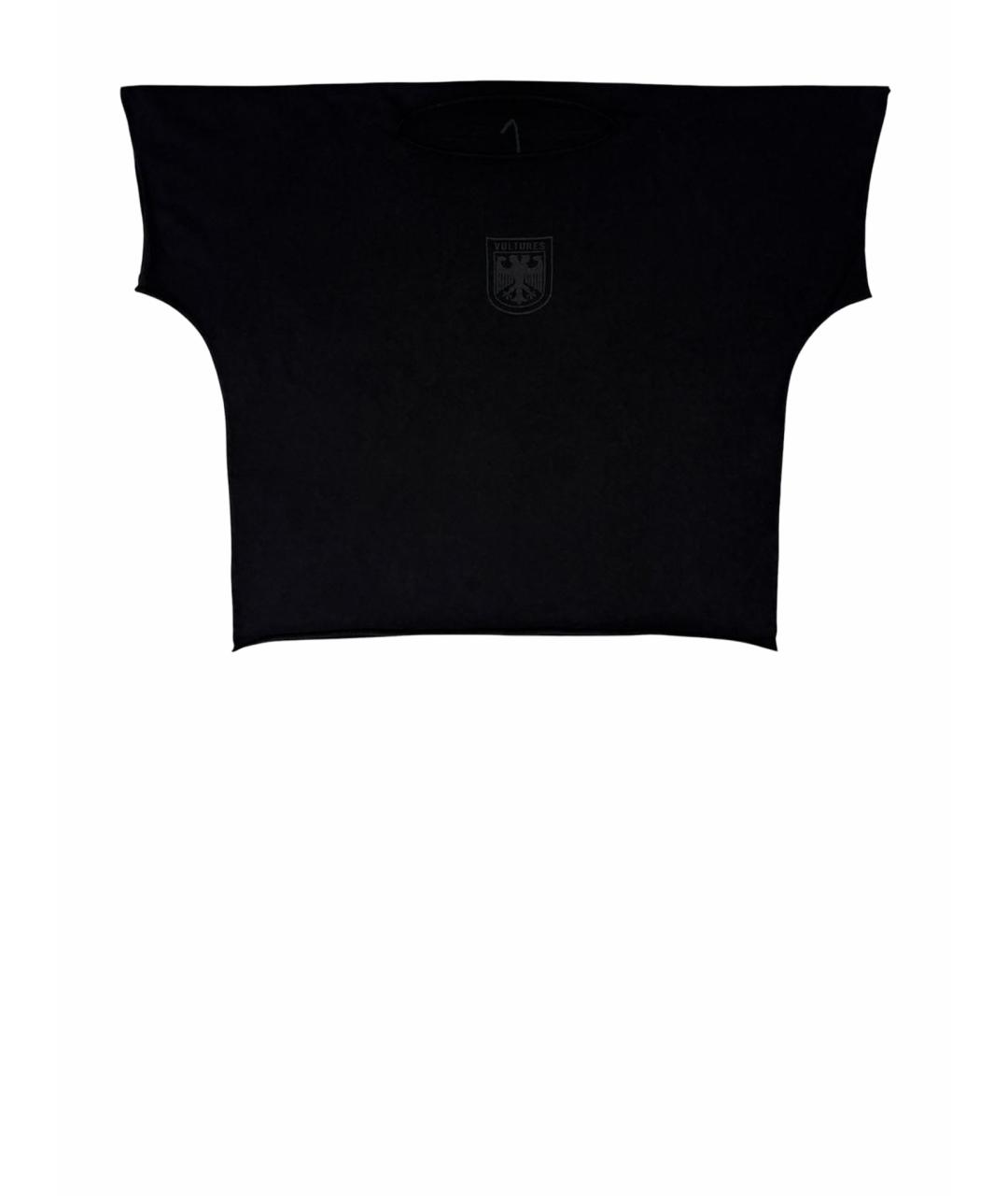 YEEZY Черная хлопковая футболка, фото 1