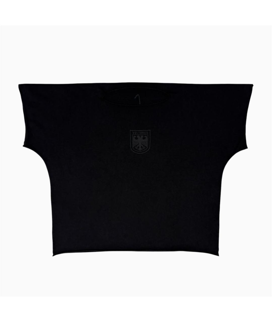 YEEZY Черная хлопковая футболка, фото 8