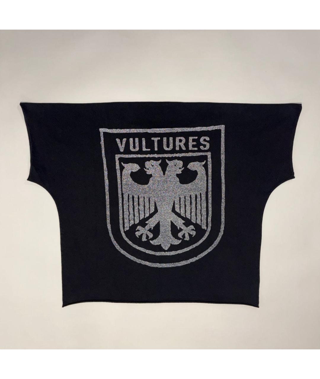 YEEZY Черная хлопковая футболка, фото 5