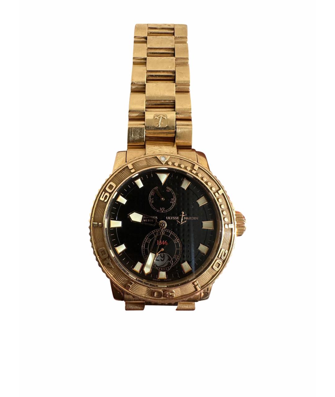 Ulysse Nardin Золотые часы из желтого золота, фото 1