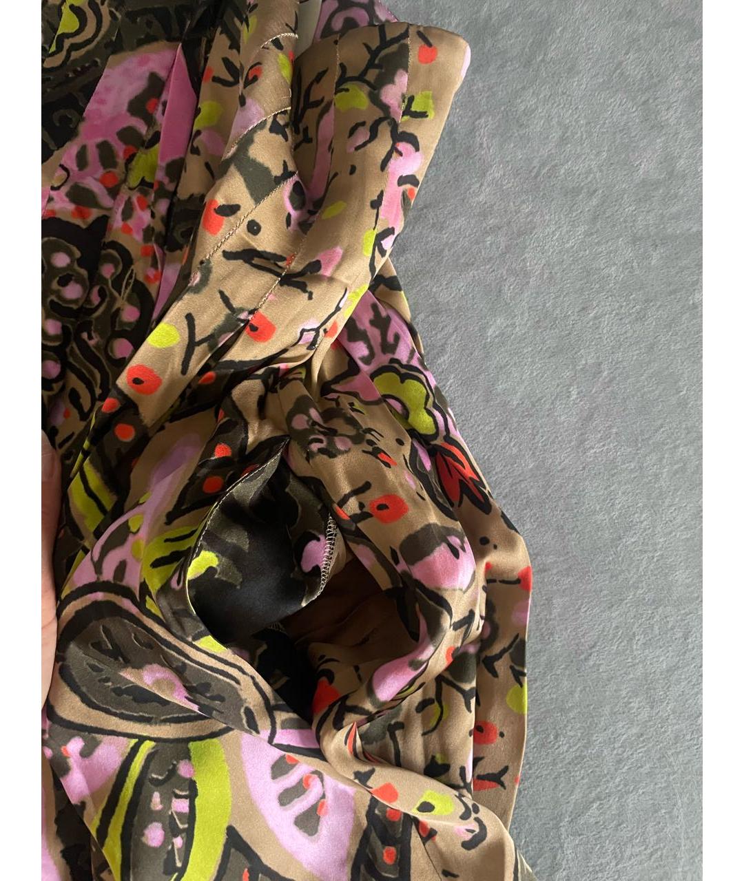 PAUL SMITH Шелковая юбка миди, фото 8