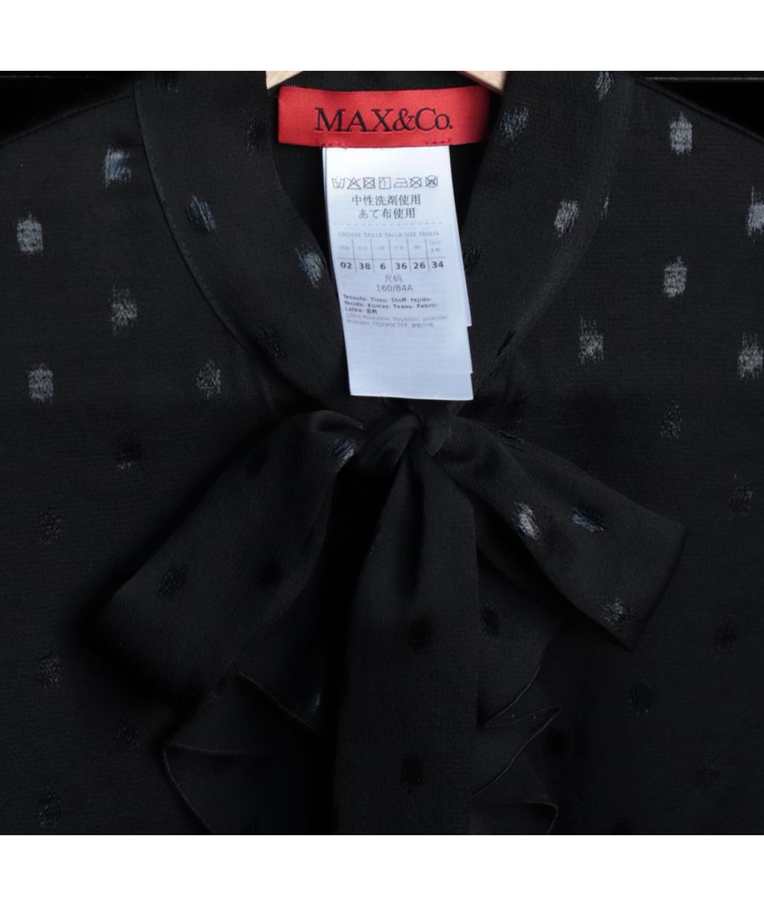 MAX&CO Черное полиэстеровое коктейльное платье, фото 5