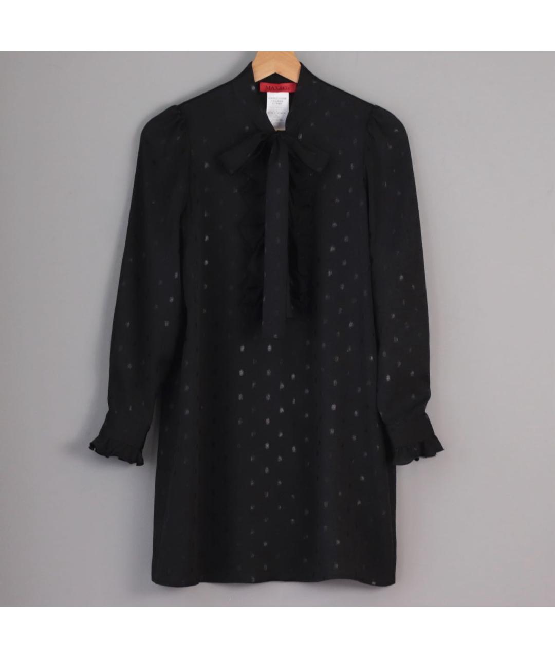 MAX&CO Черное полиэстеровое коктейльное платье, фото 3