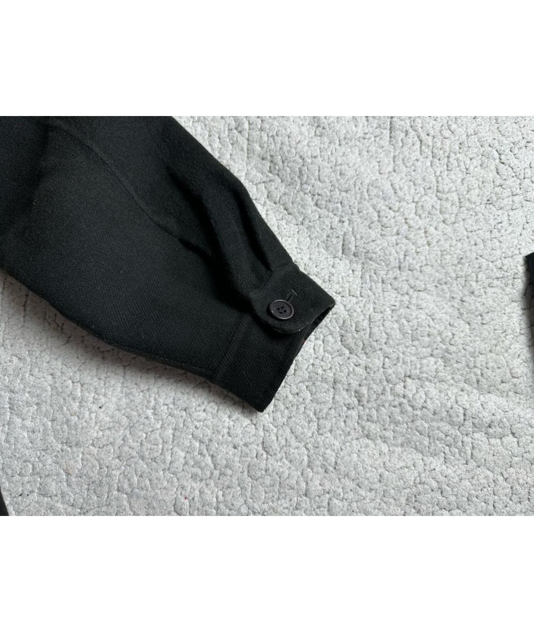 YVES SAINT LAURENT BEAUTY Черная шерстяная куртка, фото 8