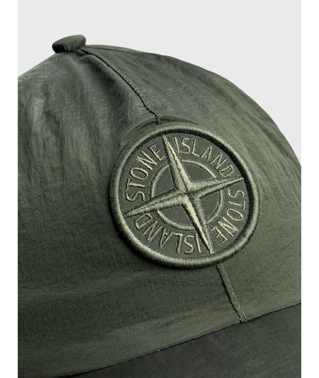 STONE ISLAND Зеленая кепка/бейсболка, фото 4