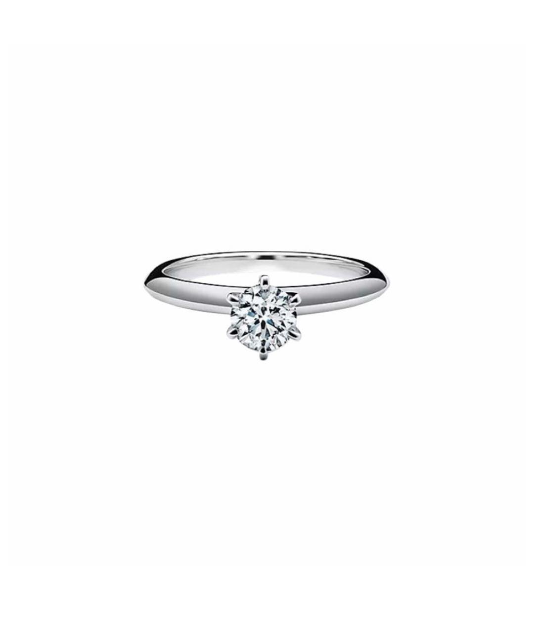 TIFFANY&CO Серебряное платиновое кольцо, фото 5