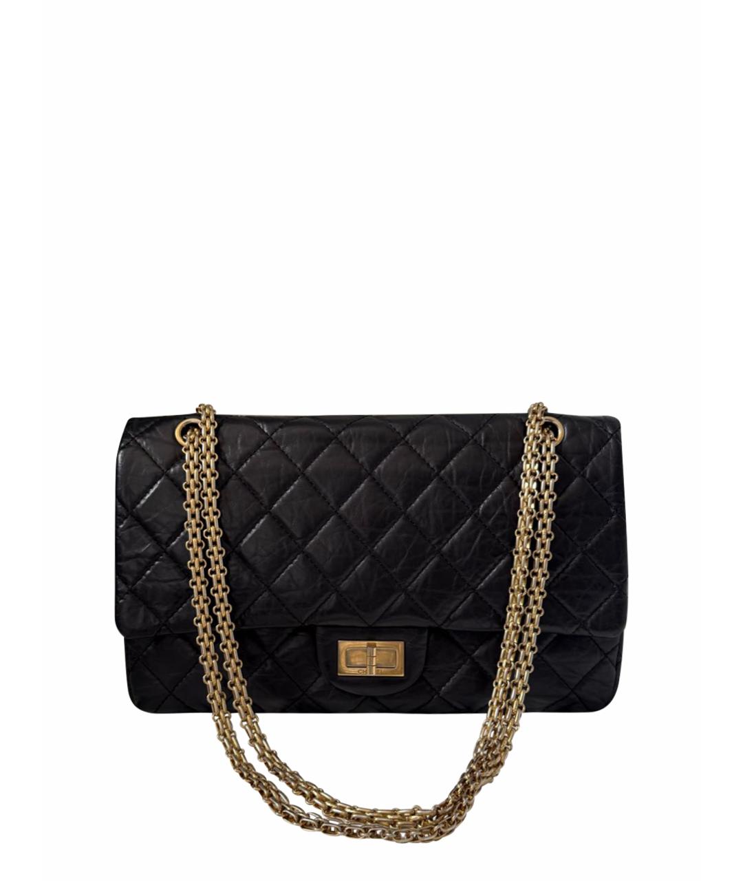 CHANEL Черная кожаная сумка через плечо, фото 1