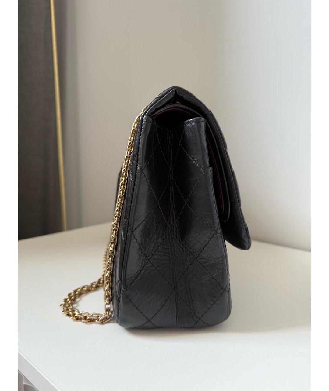 CHANEL Черная кожаная сумка через плечо, фото 6