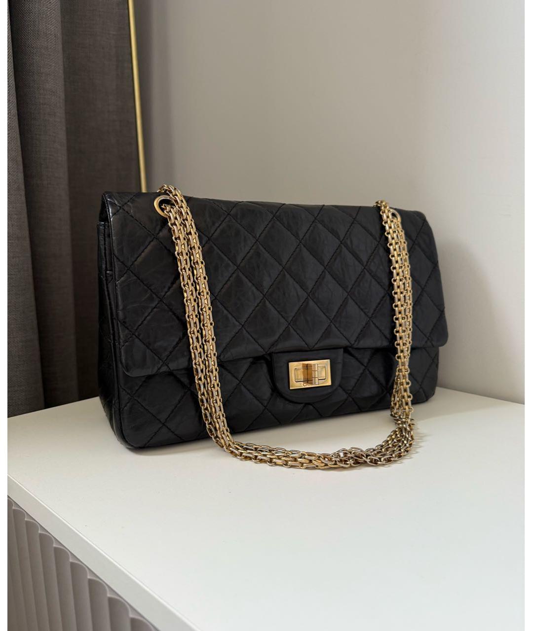 CHANEL Черная кожаная сумка через плечо, фото 2