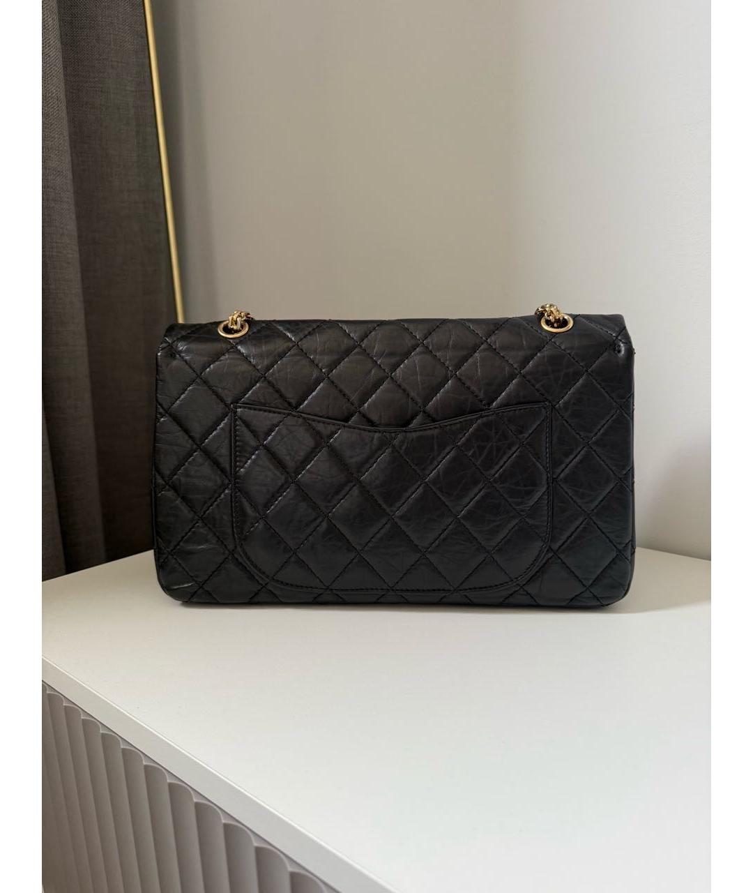 CHANEL Черная кожаная сумка через плечо, фото 3