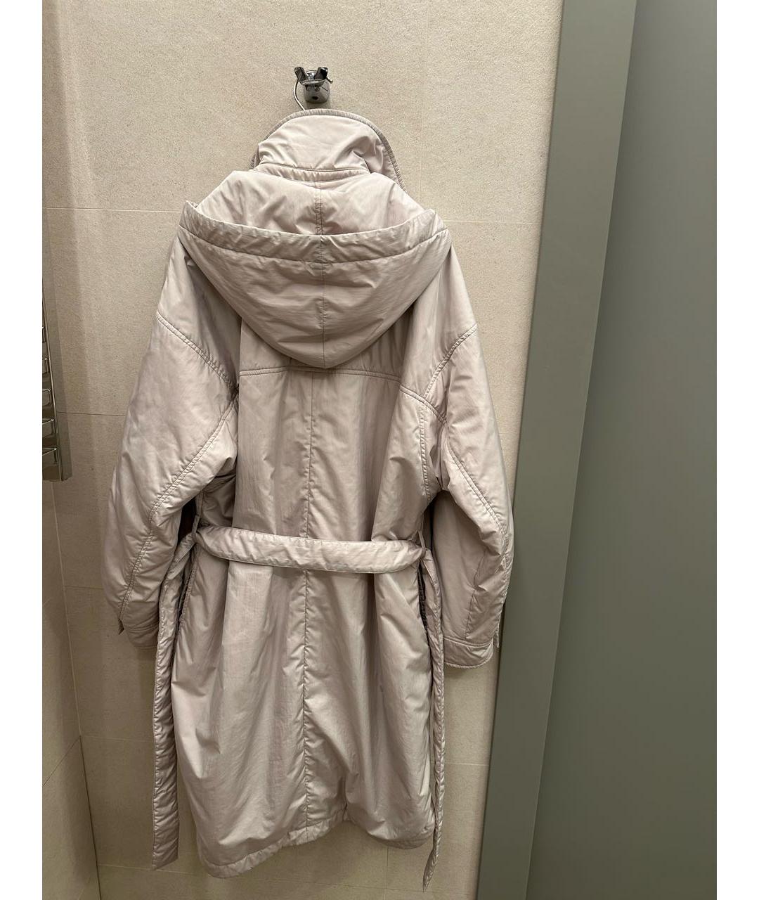 BRUNELLO CUCINELLI Бежевая полиэстеровая куртка, фото 2