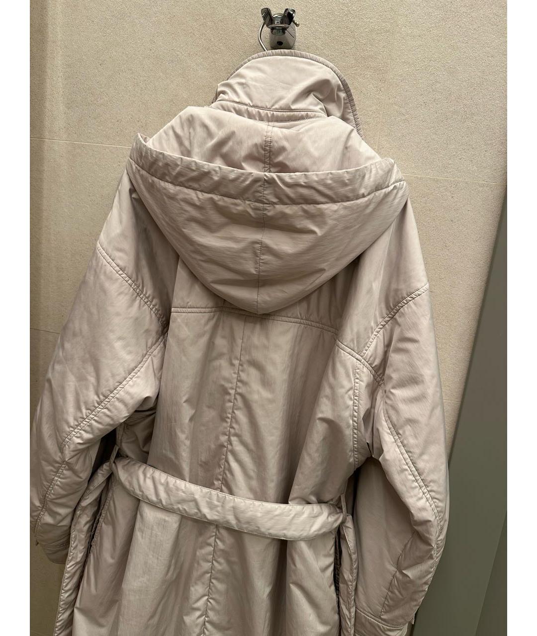 BRUNELLO CUCINELLI Бежевая полиэстеровая куртка, фото 3