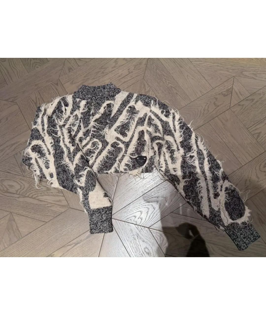 LOUIS VUITTON Черный кашемировый джемпер / свитер, фото 4