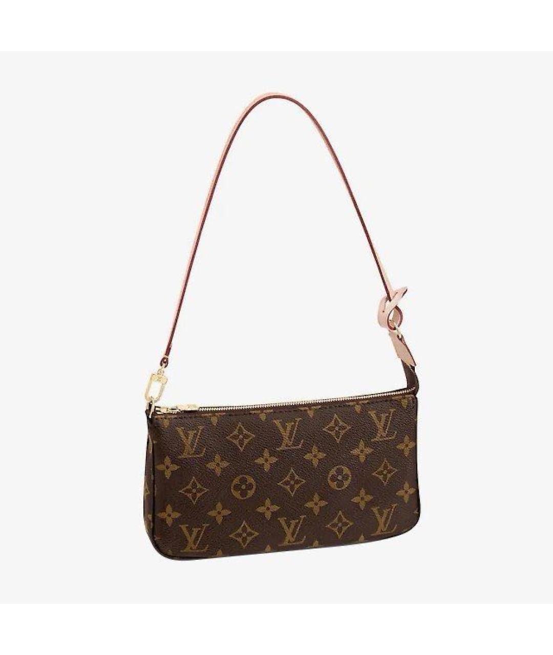 LOUIS VUITTON Коричневая сумка через плечо, фото 8