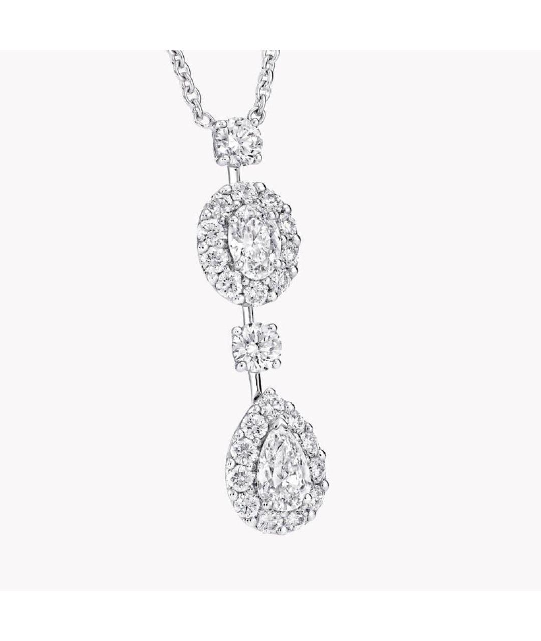 GRAFF Белая подвеска из белого золота, фото 3