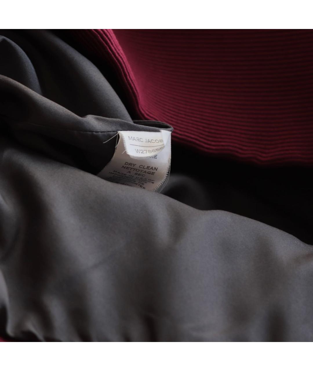 MARC JACOBS Бордовое шерстяное повседневное платье, фото 6