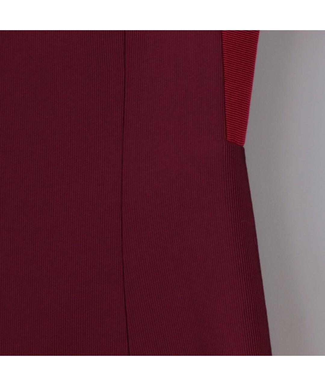MARC JACOBS Бордовое шерстяное повседневное платье, фото 4