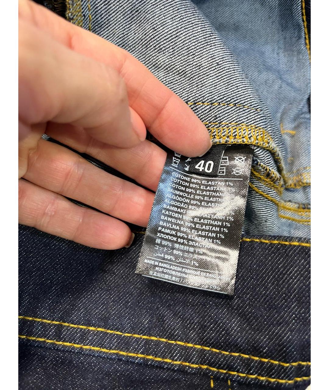 JOHN RICHMOND Темно-синий деним жакет/пиджак, фото 7