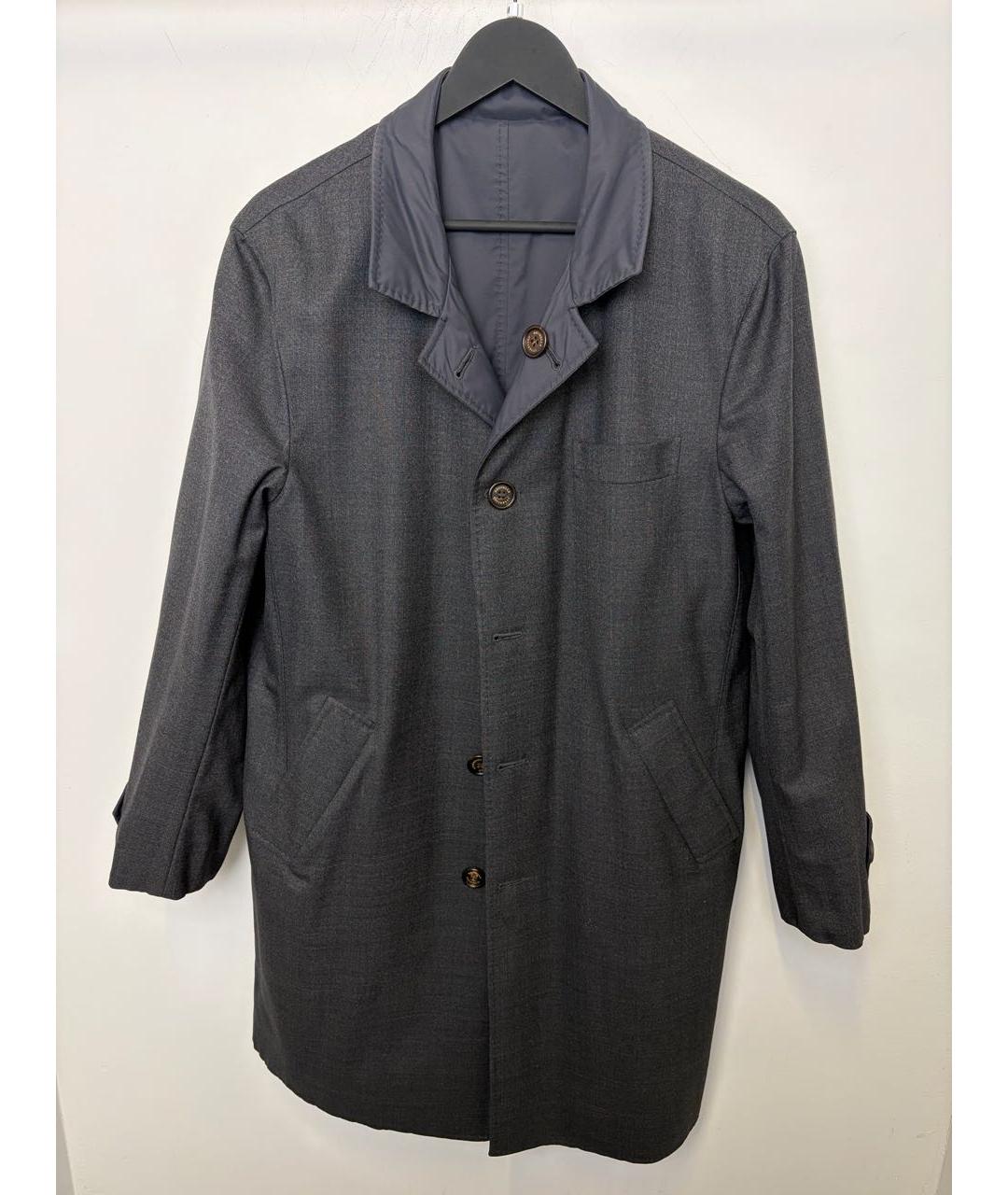 BRUNELLO CUCINELLI Мульти шерстяное пальто, фото 2