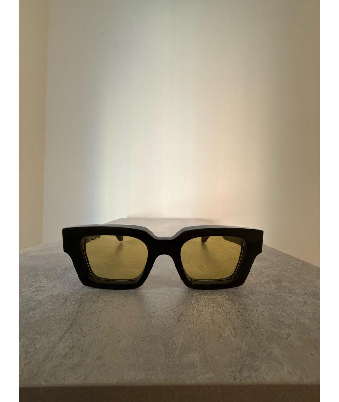 OFF-WHITE Черные солнцезащитные очки, фото 5
