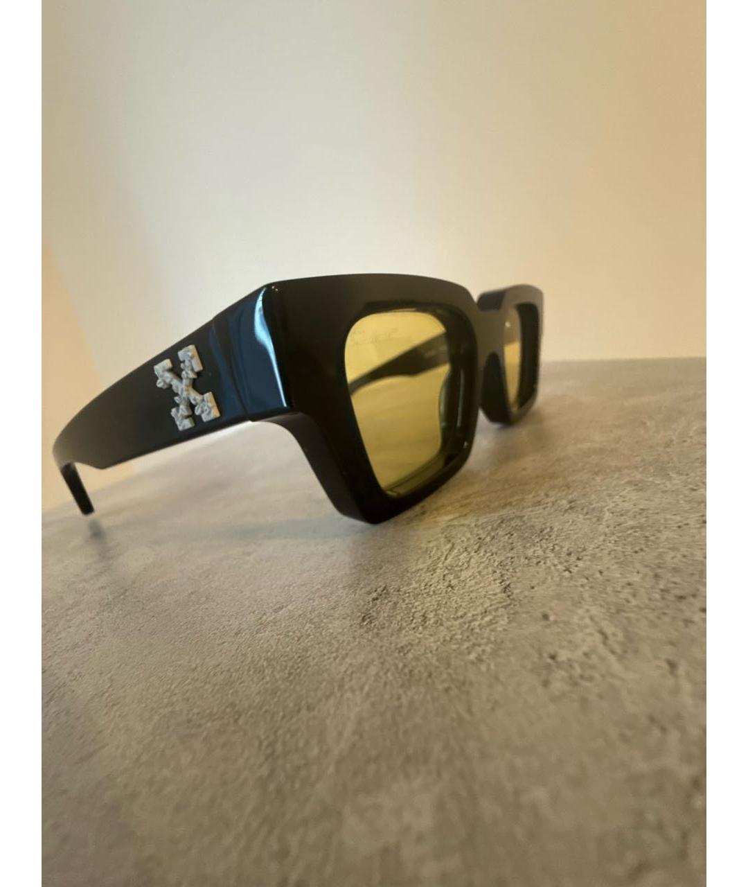 OFF-WHITE Черные солнцезащитные очки, фото 3