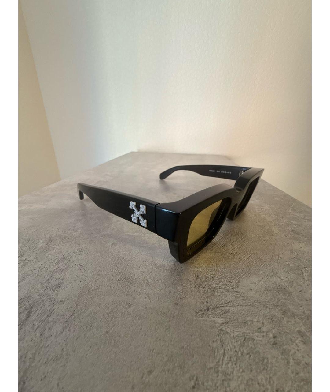 OFF-WHITE Черные солнцезащитные очки, фото 2