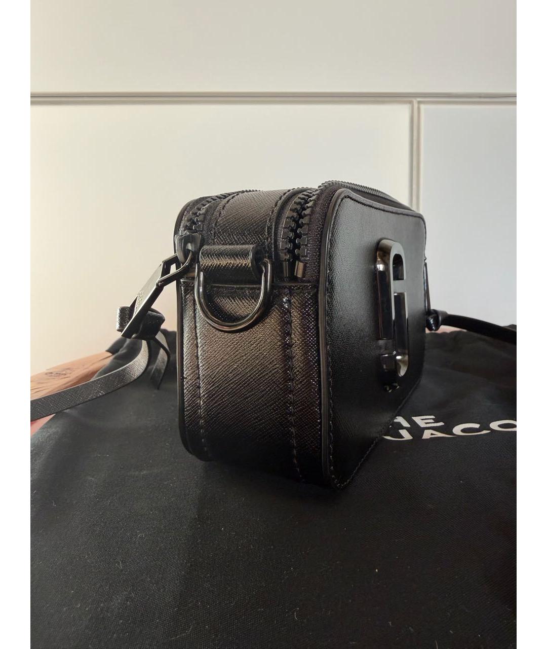 MARC BY MARC JACOBS Черная кожаная сумка через плечо, фото 2