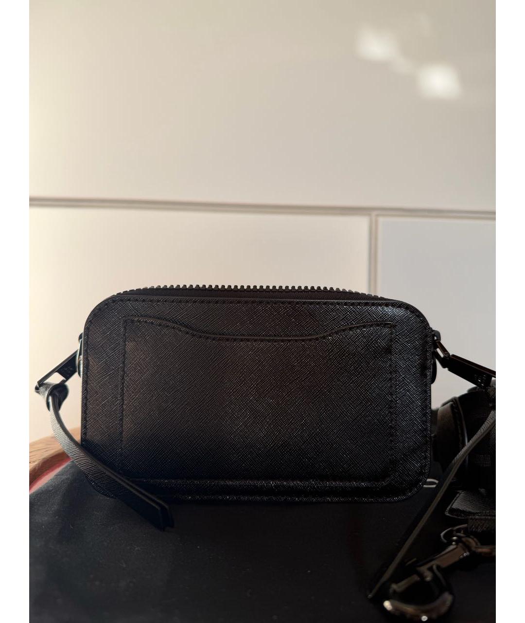 MARC BY MARC JACOBS Черная кожаная сумка через плечо, фото 3