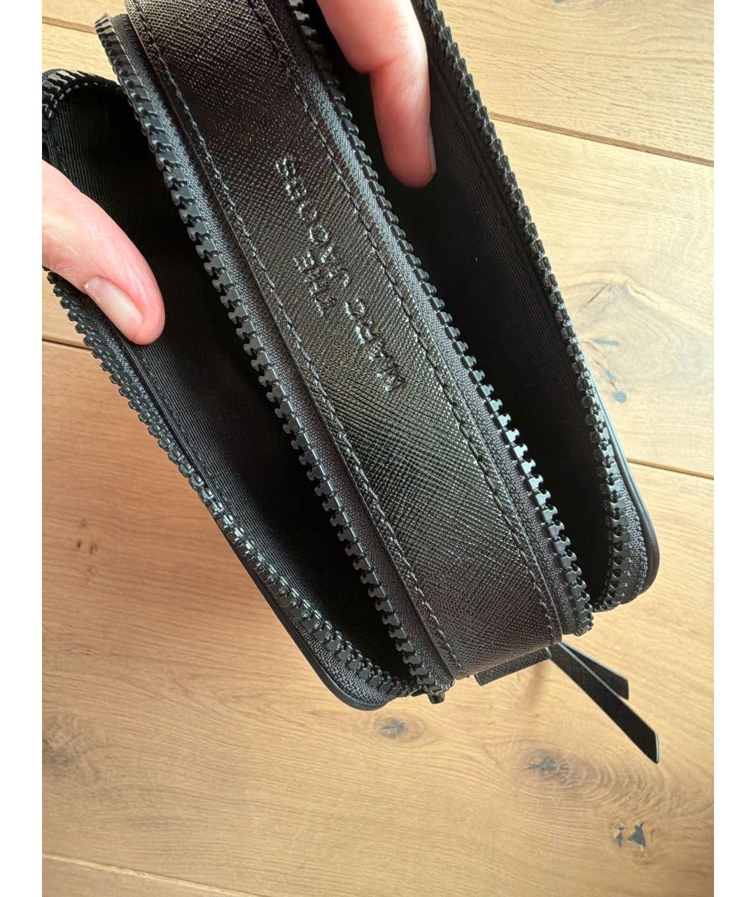 MARC BY MARC JACOBS Черная кожаная сумка через плечо, фото 4