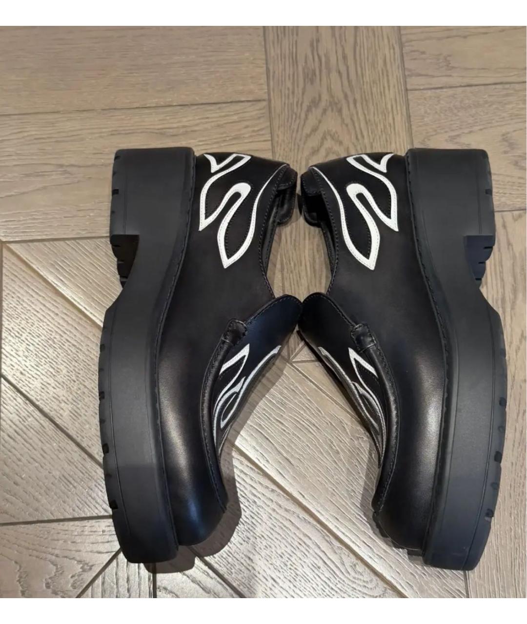 MIU MIU Черные кожаные лоферы, фото 5