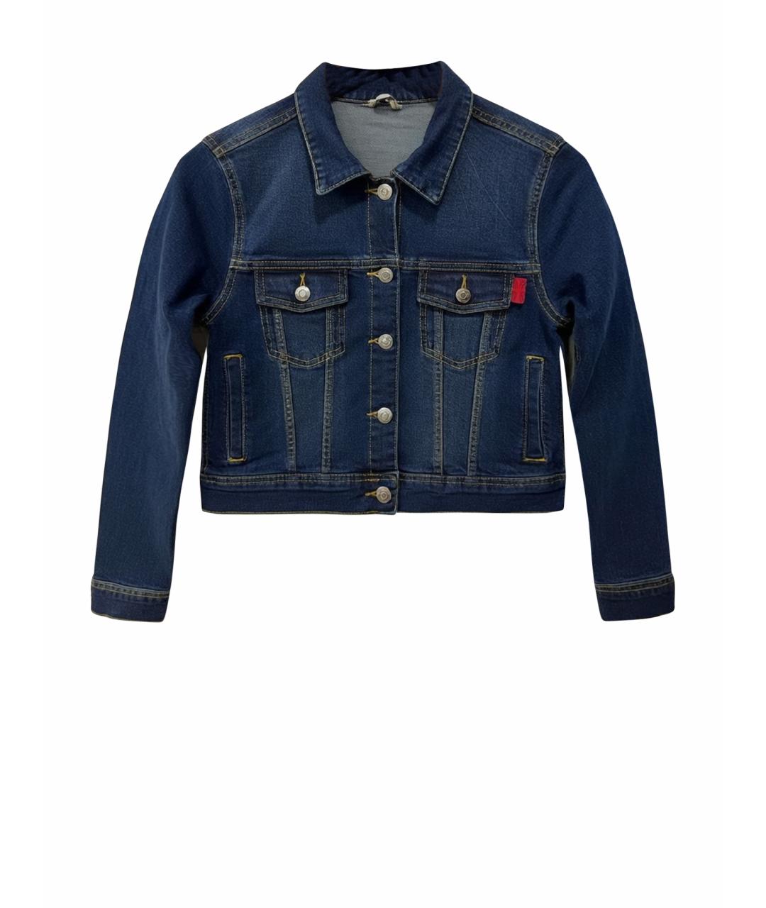 JOHN RICHMOND Синий деним жакет/пиджак, фото 1
