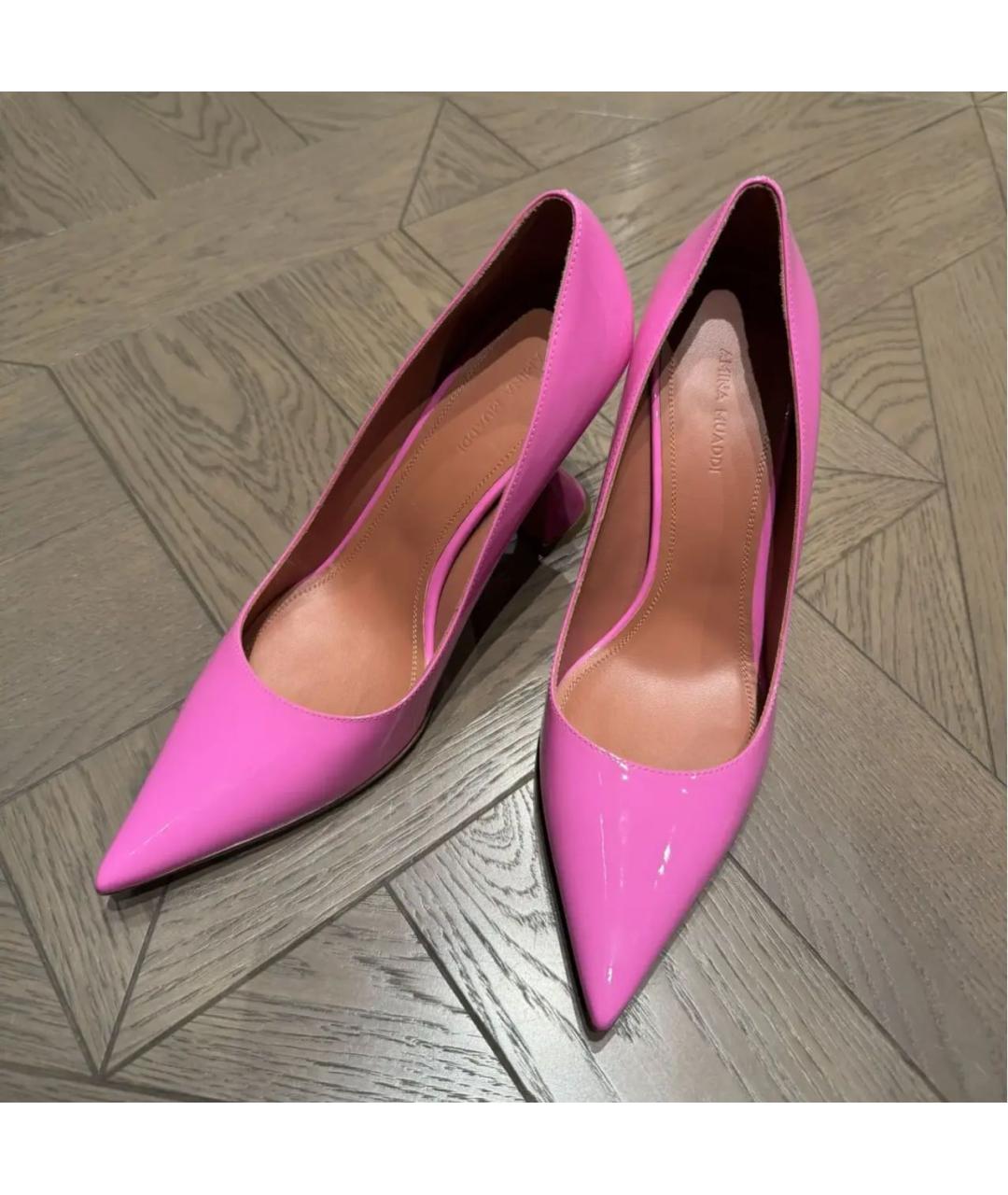 MACH&MACH Розовые туфли из лакированной кожи, фото 2