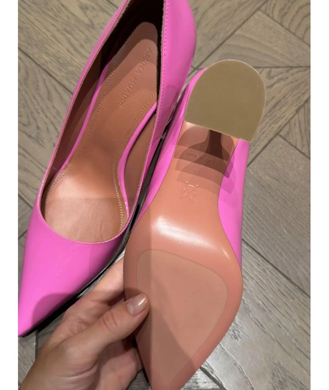 MACH&MACH Розовые туфли из лакированной кожи, фото 3
