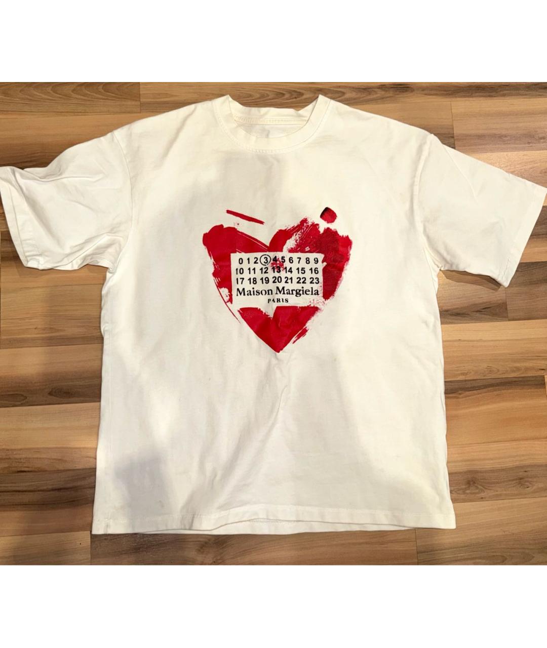 MAISON MARGIELA Белая футболка, фото 3