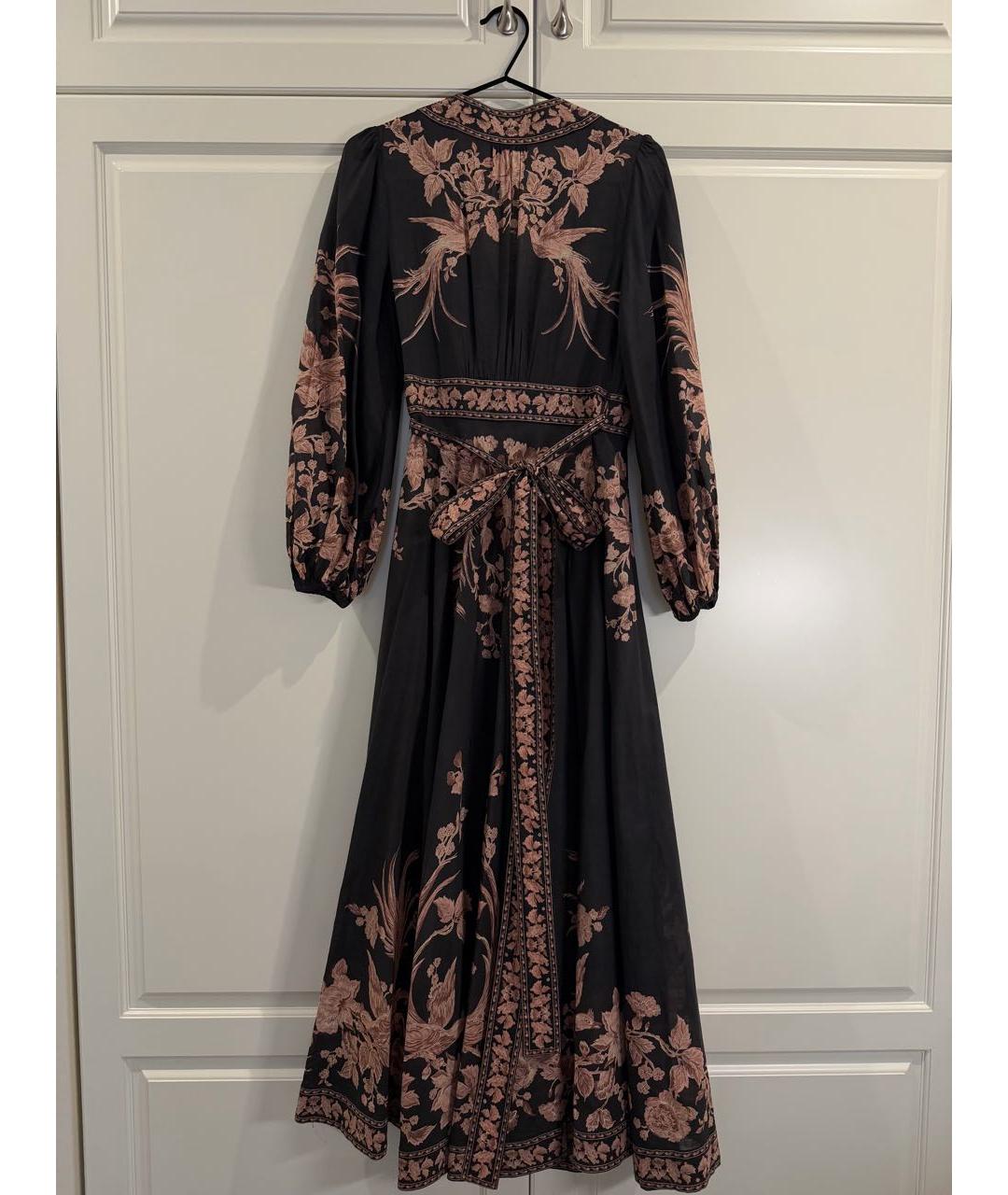 ZIMMERMANN Черное хлопковое повседневное платье, фото 2