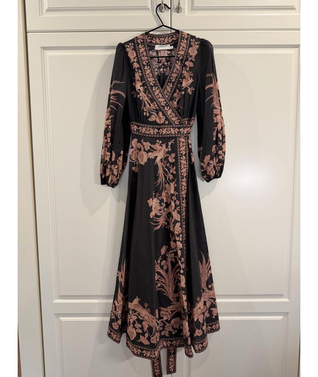 ZIMMERMANN Черное хлопковое повседневное платье, фото 9