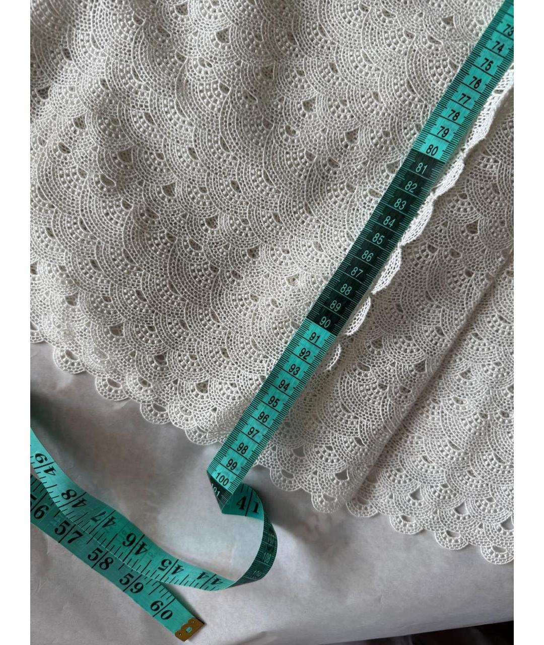 CHANEL Белое хлопковое повседневное платье, фото 7