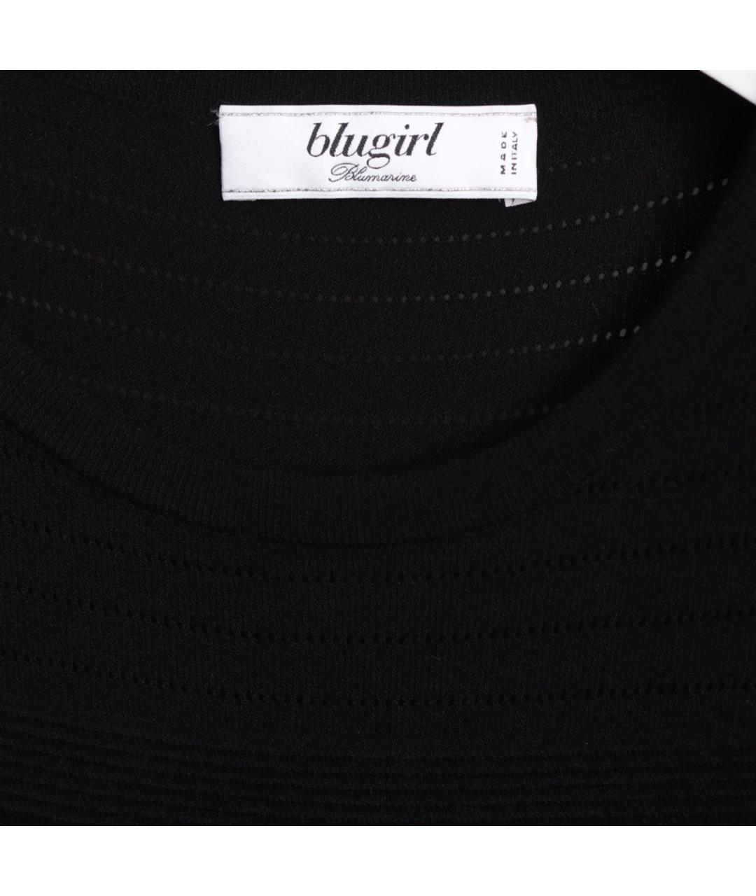 BLUGIRL Черное повседневное платье, фото 3