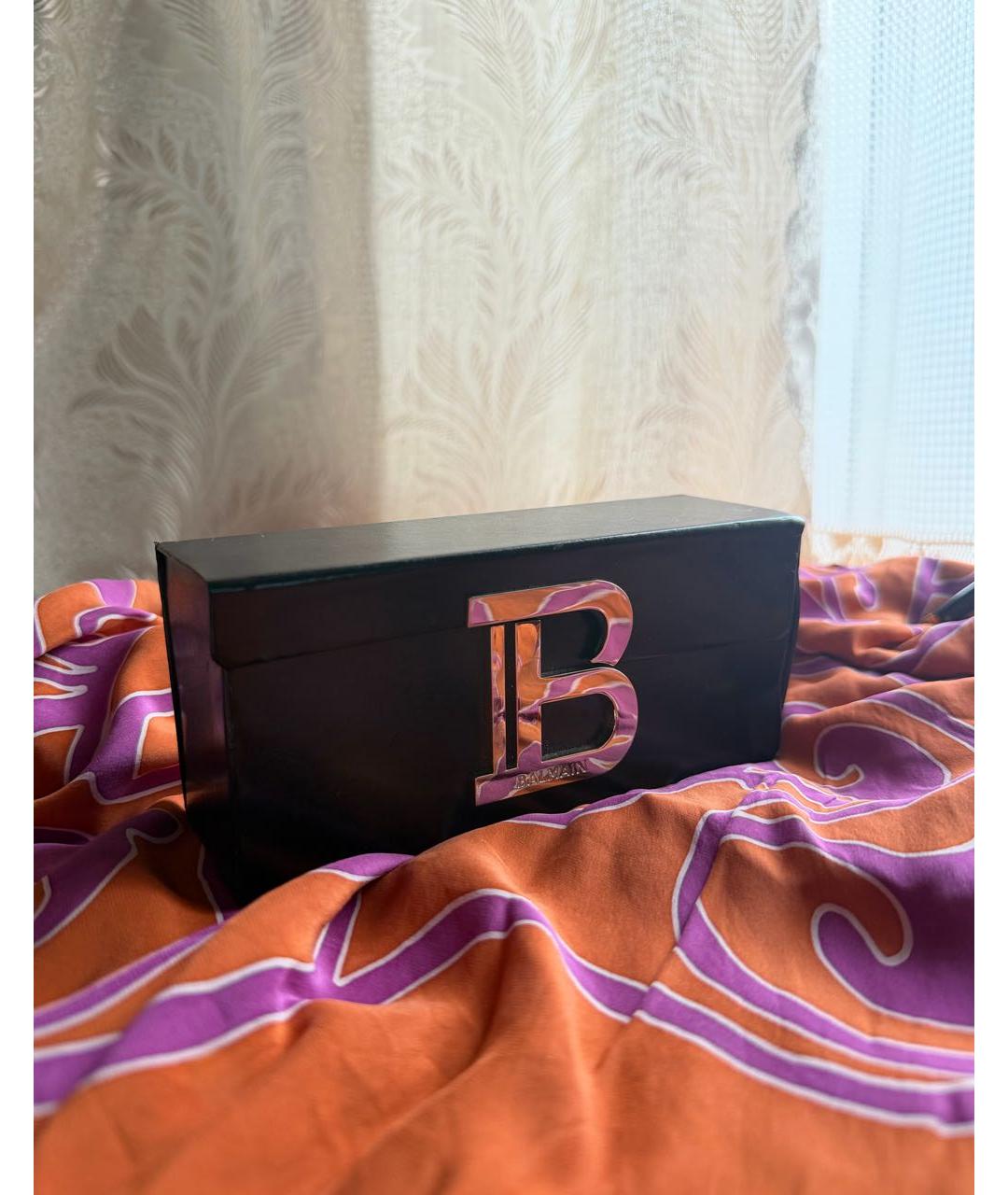 BALMAIN Черные металлические солнцезащитные очки, фото 5