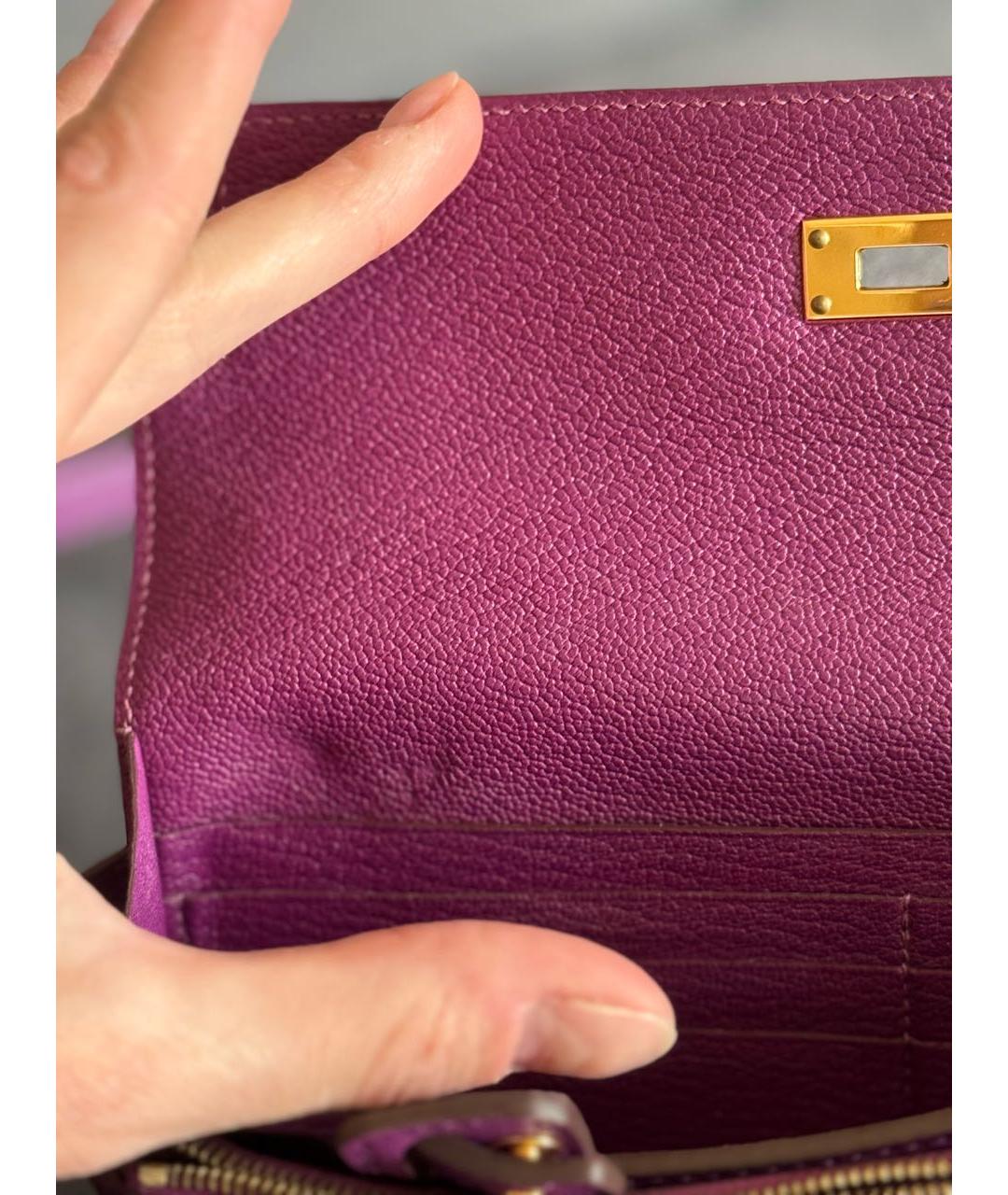 HERMES Кожаная сумка через плечо, фото 8