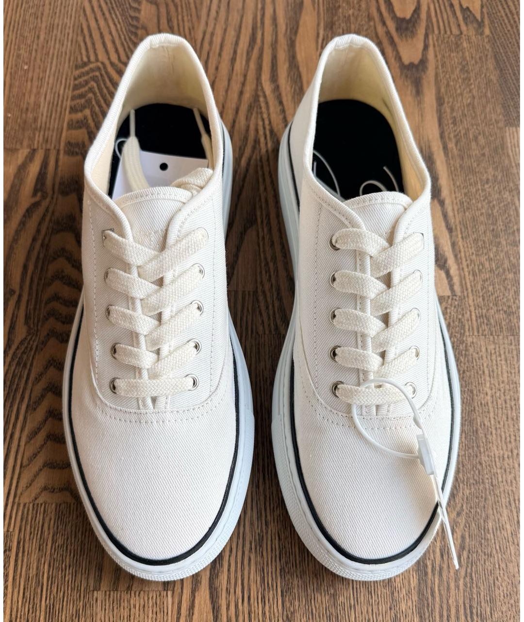 JACQUEMUS Белые текстильные кеды, фото 5