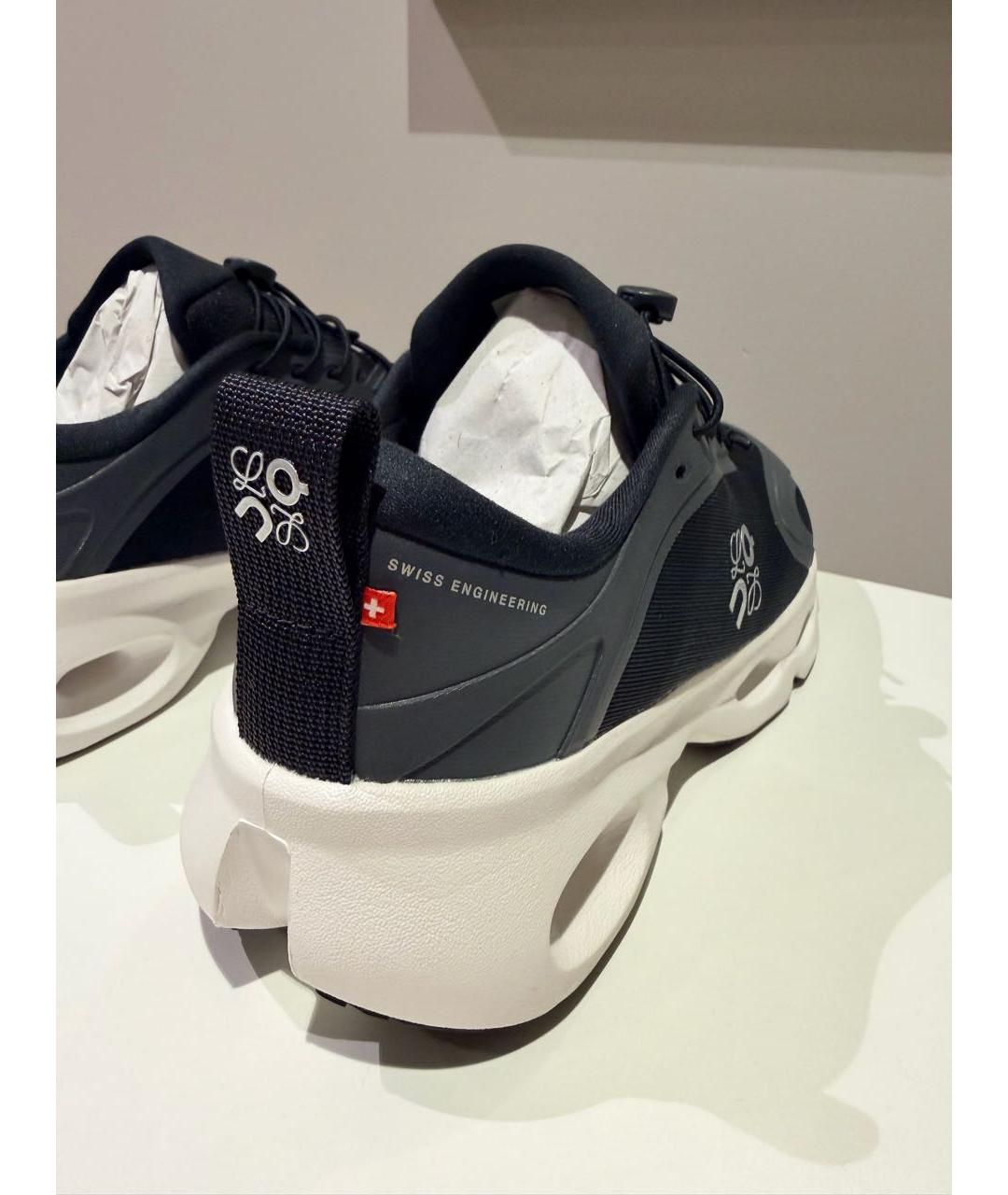 LOEWE Черные синтетические кроссовки, фото 6