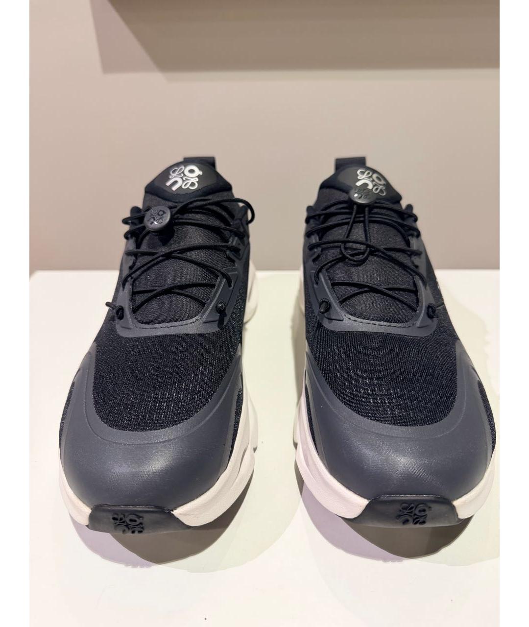 LOEWE Черные синтетические кроссовки, фото 2