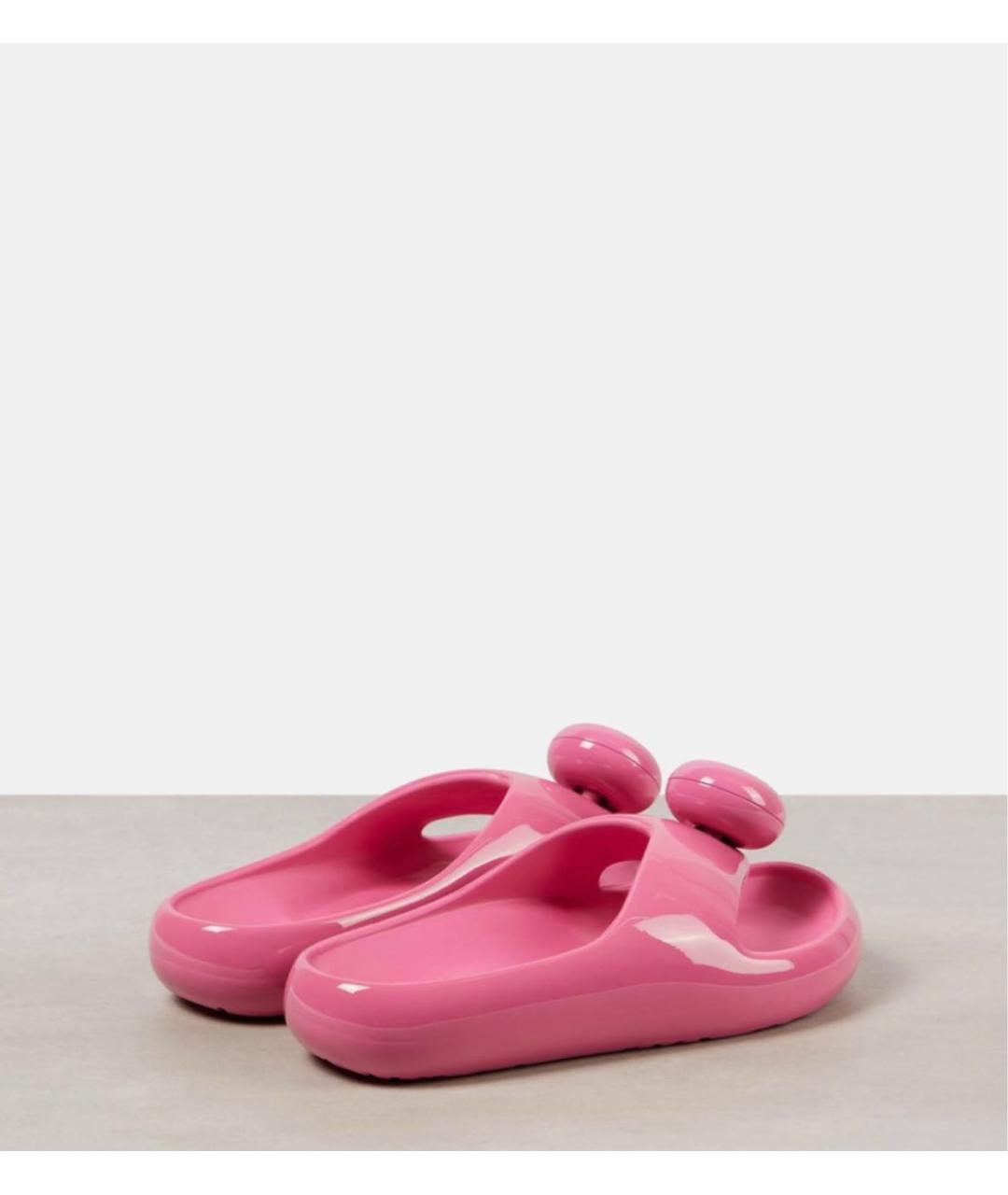 LOEWE Розовые шлепанцы, фото 4