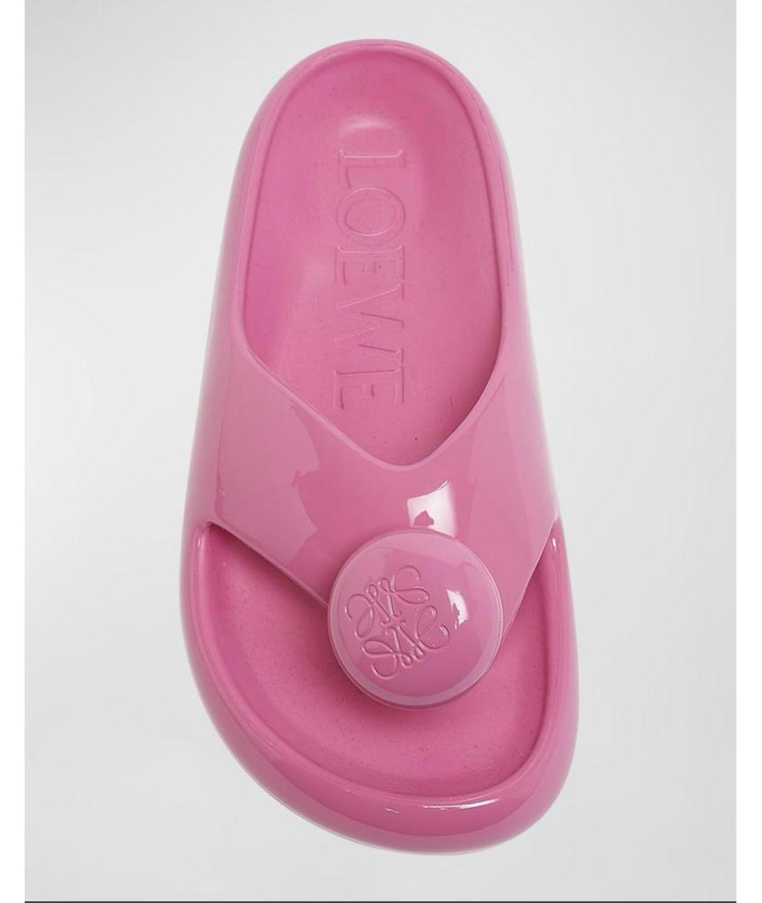 LOEWE Розовые шлепанцы, фото 3