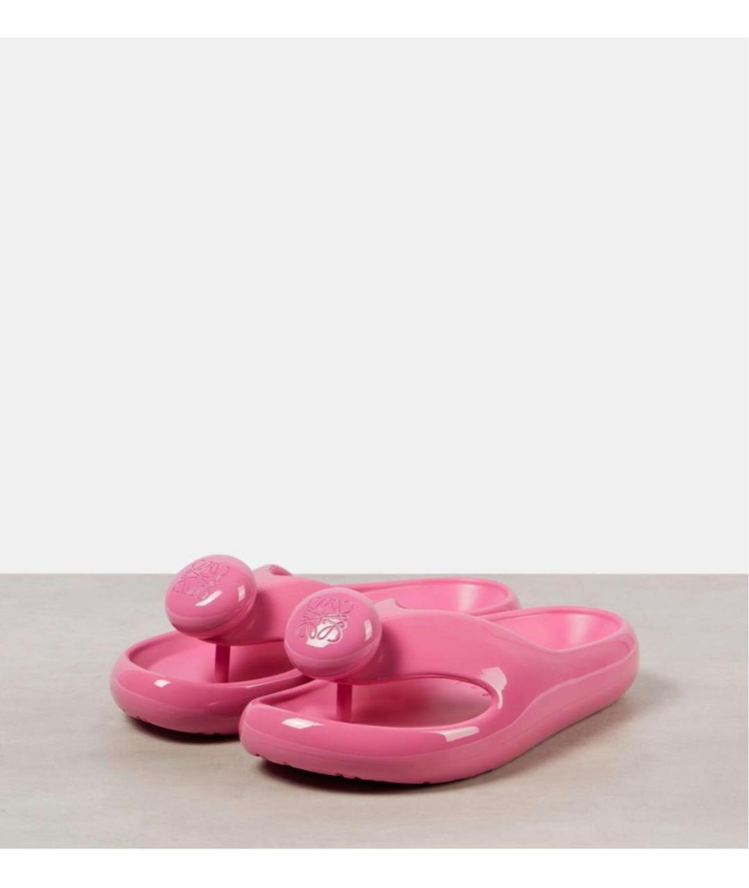 LOEWE Розовые шлепанцы, фото 2