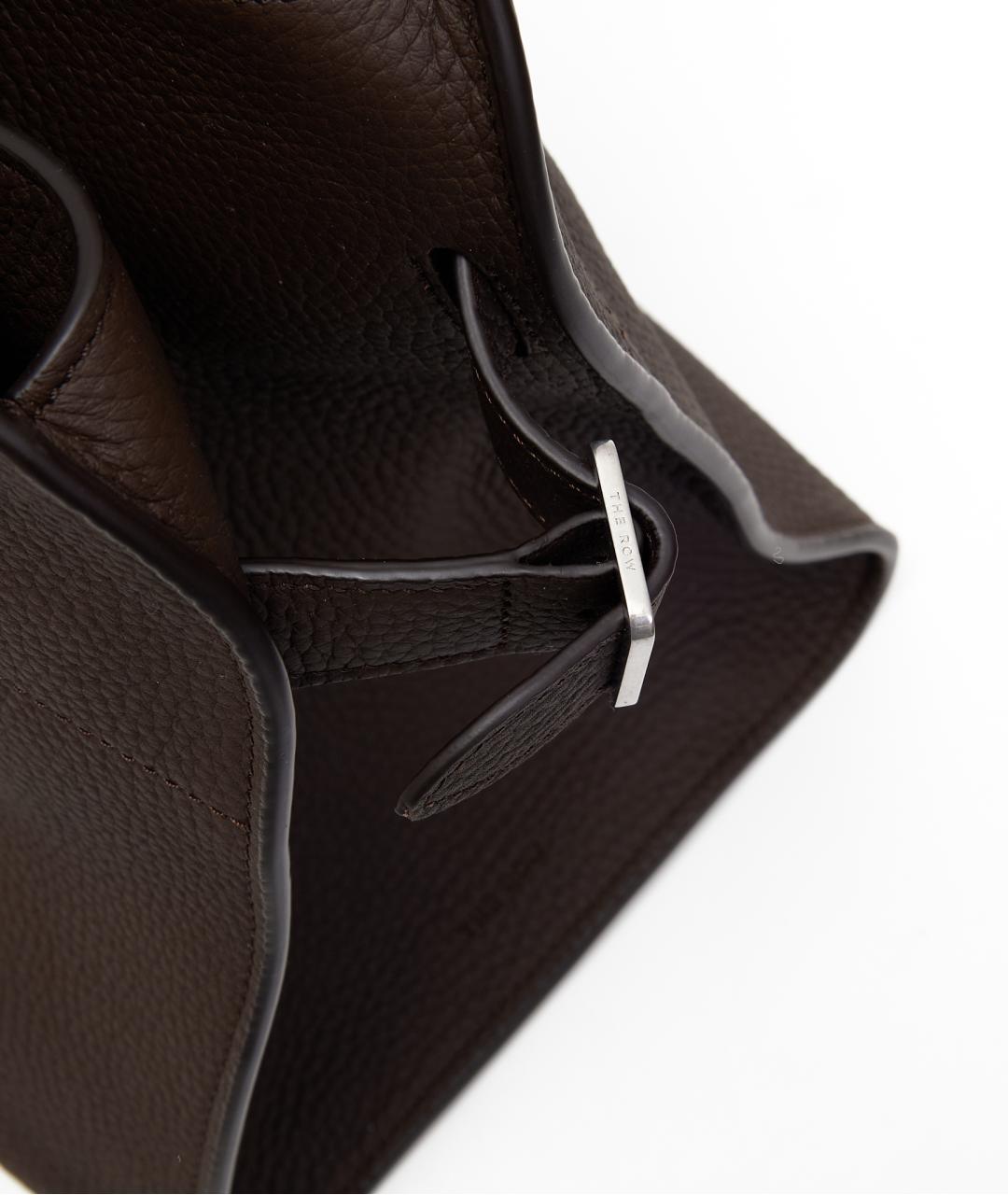 THE ROW Коричневая кожаная сумка тоут, фото 5